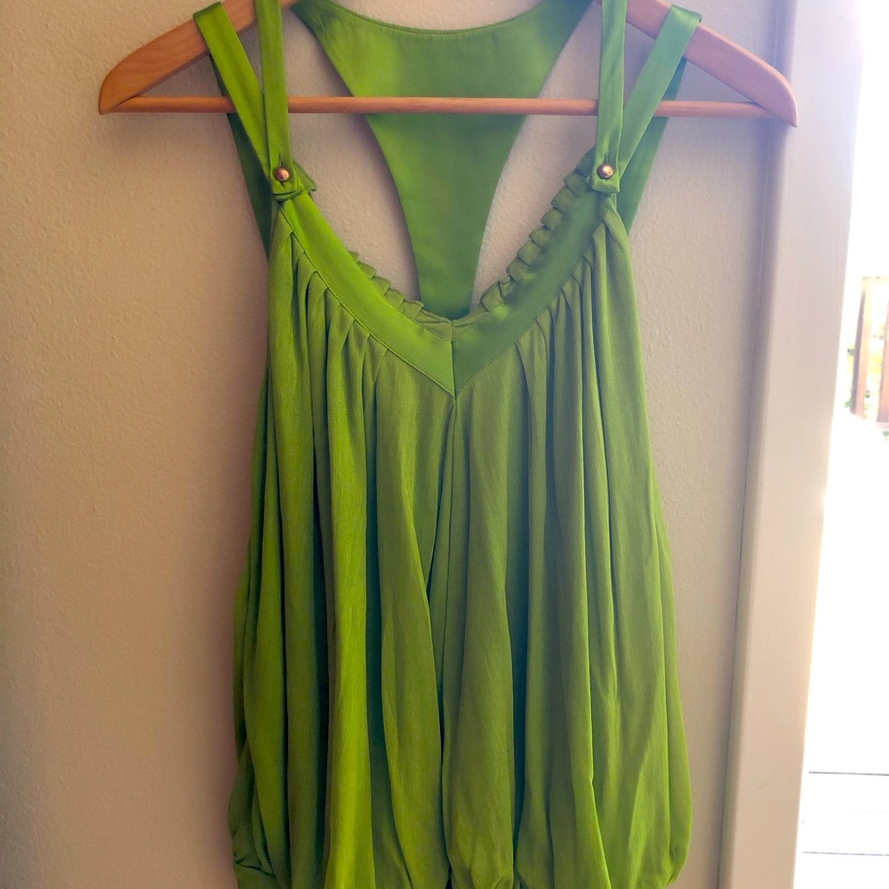LaRok silk tank, size S